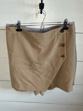 Addition Elle Mini Skort with Button Detail